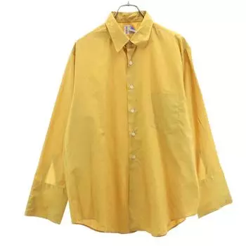TOWNCRAFT 60s 70s Vintage PENN PREST Long sleeve shirt yellow Penneys Men s Used