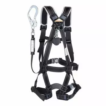 TOYO New Standard Fall Prevention Device Safety Full Harness Type Small Retractable Type Prevention Electrical Work Safe Work at High (Former Belt)
