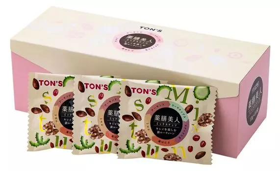 Toyo Nut Foods Medicinal Beautiful Ореховая смесь 5 видов Небольшие порции Горькая дыня Адзуки 260 г x 20 (13г пакеты)