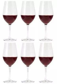 Бокал для вина Toyo Sasaki Glass DIAMANT Wine 450 мл Набор из 6 шт. Можно мыть в посудомоечной машине Небьющийся Награда за хороший дизайн Стекло Для красного вина Для белого вина Тонкое Коммерческое стекло винный