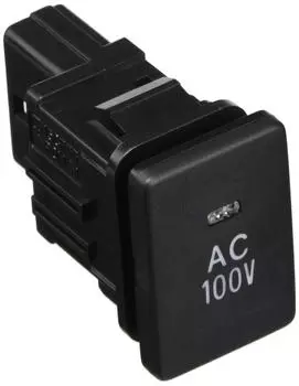 TOYOTA Genuine Parts Power Outlet Accessory Switch Product Number (AC100V Socket) Alphard/Vellfire/Hybrid Harrier/HYBRID 84485-48021