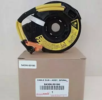 Toyota OEM Genuine 84306-50180 Часовая пружина спиральный кабель Sub-Assy