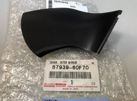 TOYOTA OEM Genuine Cover, OUTER MIRROR HOLE, RH 87939-60F70