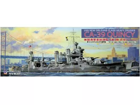 Тяжелый крейсер ВМС США «Новый Орлеан» класса «Куинси» W120, масштаб 1/700, CA-39