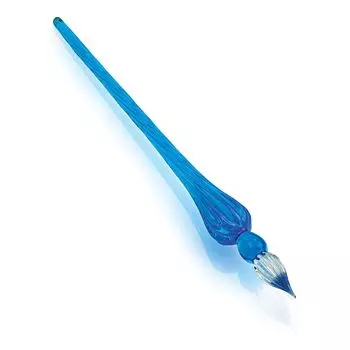 Традиционный бренд, основанный в Herban Glass Pen Tsumugi Blue Включает бумагу для корректировки пера HRBIN hb21413 [Франция 1670] [Ручная работа] синий