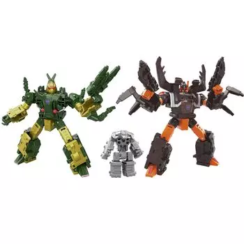 Transformers Legacy United Doom Destruction Collection Mayhem Attack Squad Converting Action Figures Chop Shop Ages & 3-Pack & Barrage, 8+ (Амазонка