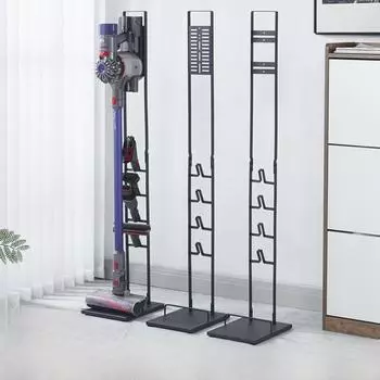 Трансграничная стойка для хранения пылесосов без перфорации для Dyson, Xiaomi, Mi, Puppy, Midea Dyson Special чёрный