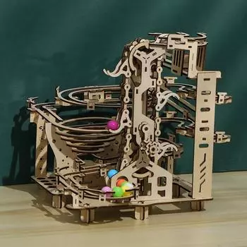 Трансграничный новый 3D трехмерный пазл деревянные игрушки развивающие сборные игрушки самодельные творческие игрушки туннель времени и пространства жёлтый