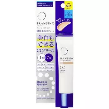Transino Medicated Tone Up CC Cream Multi Beige 30 г CC Cream Whitening Emulsion Sunscreen Содержит транексамовую кислоту Коррекция цвета ультрафиолета