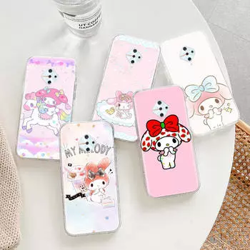 Transparent Case for Samsung A04 A14 A23 A34 A54 M23 M33 M52 M53 Realme Narzo 50 50I 50a Prime C35 C55 C30S 10 9 Pro H-28 My Melody Tecno Pova 4 серый