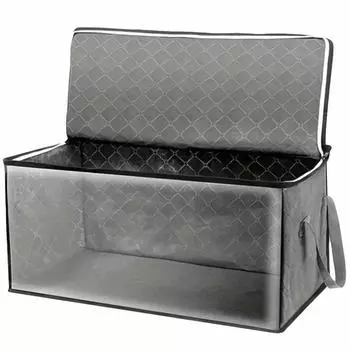Transparent Clothes Storage Bins Wardrobe Sorting Storage Bucket Household Organizer