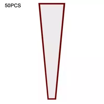 Transparent Flower Packaging Bag Multifunctional Flower Wrapping Bag for 50pcs Party Decor
