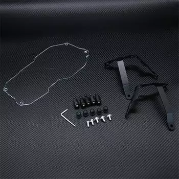 Transparent Headlight Guard Protector Lens Cover Grill for BMW R1200GS ADV 13-18