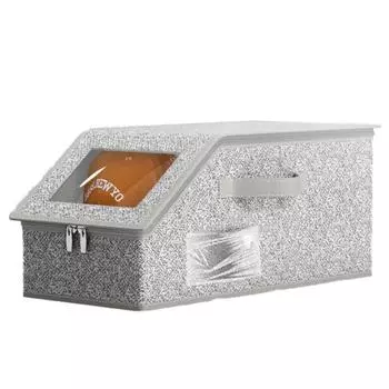 Transparent Lid Baseball Cap Storage Box Large Capacity Wardrobe Storage Boxes Closet