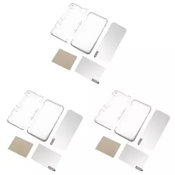 Прозрачный защитный чехол + пленка для экрана для NEW 2DS XL
