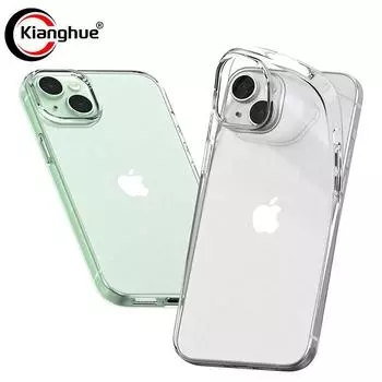 Прозрачный силиконовый мягкий чехол для iPhone 15 14 Plus 13 12 Mini 11 Pro Max прозрачная ультратонкая задняя крышка 11 12 13 14 15 Pro Max for iPhone 11