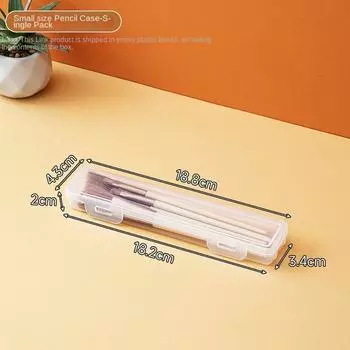 Transparent Storage Box Dustproof Cutlery Box New Stationery Organizer Sundries Storage S