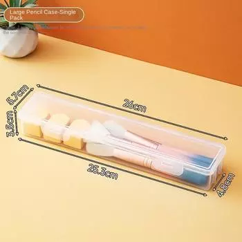Transparent Storage Box Dustproof Cutlery Box New Stationery Organizer Sundries Storage L