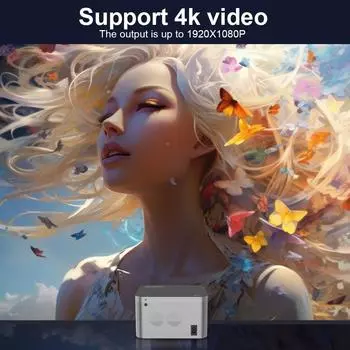 Transpeed 580ANSI Android 11 проектор 4K 1920*1080P Wifi6 Allwinner H713 32G голосовое управление электронный фокус BT5.0 домашний проектор EU Plug