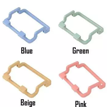 Trash Rack Storage Garbage Bag Holder Cupboard Door Back Kitchen Garbage Rubbish Bag Cabinet Hanging Trash Rack Kitchen 1pcs бежевый