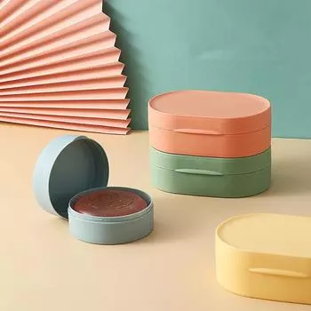 Travel Portable Sealed Waterproof Soap Dish With Lid Home Countertop Soap Dish Box Sponge Soap Holder Soap Box Bathroom Products