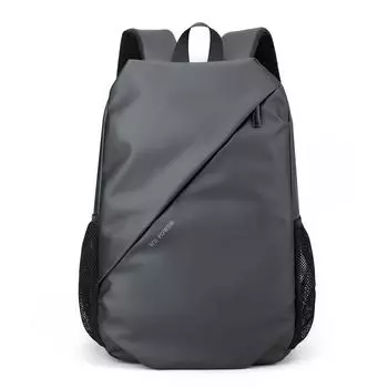 Travel Waterproof Business Backpack Leisure Travel Backpack Middle School Student Schoolbag Multi-Functional Boarding Bag Men S 16 серый