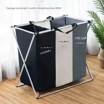 Treasure Town Store ~ Корзина для белья из влагостойкой ткани Оксфорд Foldable Aluminum Frame