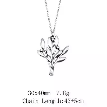 Tree Leaves Necklace Diy Accessories Lot Jewelry For Men