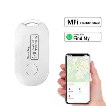 Трекер на большие расстояния, мини-устройство слежения для Apple FindMyApp, смарт-тег, устройство для поиска детей, кошелек для домашних животных, устройство для отслеживания утерянных автомобилей, система IOS белый