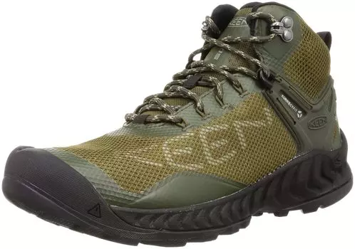 Трекинговые ботинки NXIS EVO MID WP Nexis Evo Mid водонепроницаемые FOREST OLIVE см [Keen] мужские NIGHT/DARK 27.0