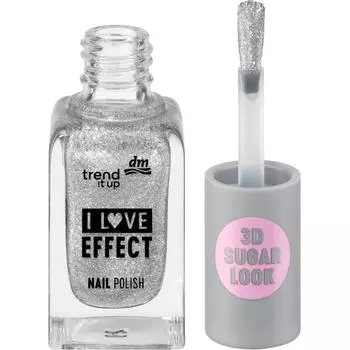 trend it up trend it up nail polish 010 silver glitter 8ml