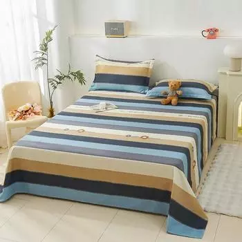 Trendy Patterned Bed Sheet Set For All Seasons Super Soft Microfiber Twin Full Queen Size Home 110x230cm