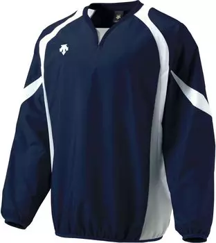 Тренировочная бейсбольная одежда Wind Jack D Navy x White x Silver [DESCENTE] PJ-320B Мужская