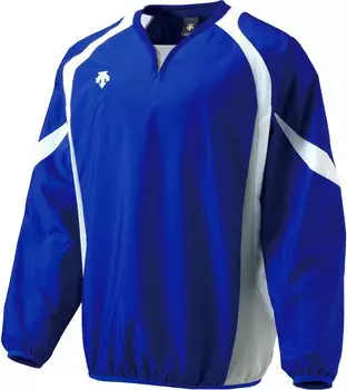 Тренировочная бейсбольная одежда Wind Jack Royal Blue x White x Silver [DESCENTE] PJ-320B Мужская