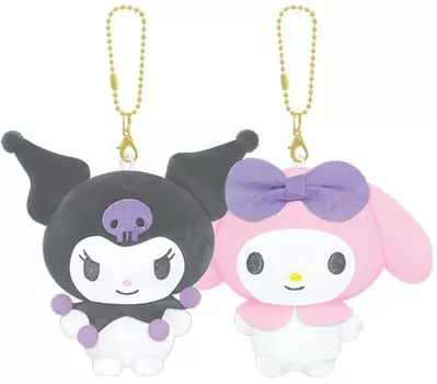 Трещины брелок Sanrio Nikonui My Melody Kuromi 112409