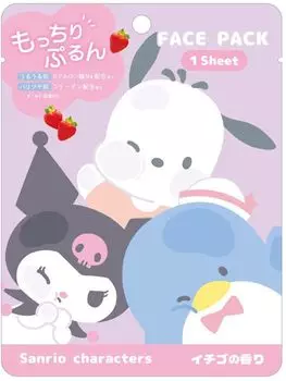 Трещины Sanrio Mugyuto Face Pack Sanrio Characters Purple 123470