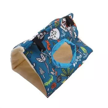 Triangle Bird Cage Parrot Plush Nest Pet Parrot Nest Budgie Warm Winter Hammock Cage House Hut Tent Bed Hanging Cave Pet Product S