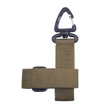 Triangle Camping Carabiner Adjustable Webbing Gloves Hook Quick Release Gloves Hook Rock Climbing
