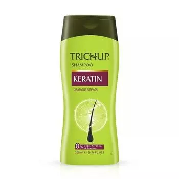 Тричуп: шампунь с кератином для восстановления волос (200 мл), Trichup Keratin Shampoo, Vasu 200lm