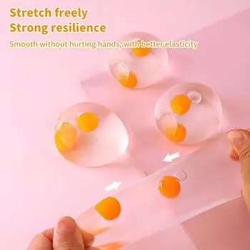 Tricky Decompression 3D Egg Pinch Ball Силиконовый Push Its Bubble Антистрессовые игрушки 1