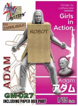 Trifactory Girls in Action in Series Adam Resin Kit 1/35 (Man Action) GM-027