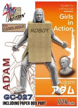 Trifactory Girls in Action in Series Adam Resin Kit 1/24 (Man Action) GC-027