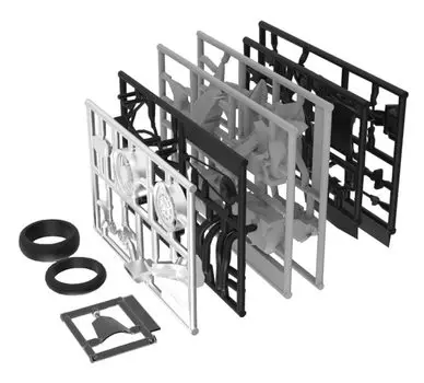Trifactory IDEA Series Figure Bike Assembly Kit 1 Resin Tube with Adhesive Resin Kit Molding Color 1/12 ID-08