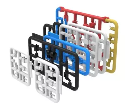 Trifactory IDEA series figure robot assembly kit 1 with resin nippers resin kit molding color 1/12 ID-02