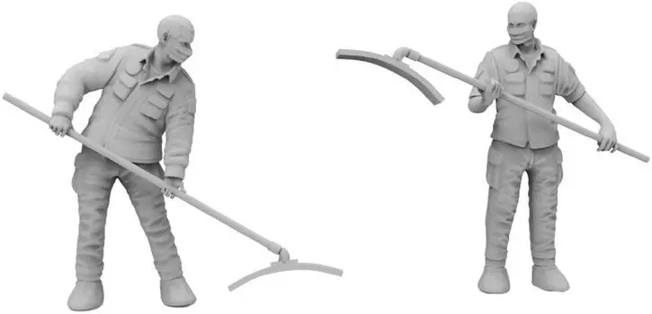 Trifactory Military Miniature Figure Series Current Use US Air Force Cleaning Crew Set 1 Resin Kit 1/72 F-35 MF-38C