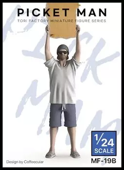 Trifactory Miniature Figure Series Picketman Resin Kit 1/24 MF-19B