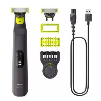 Триммер для лица и тела PHILIPS One Blade QP6542/15 TU прозрачный