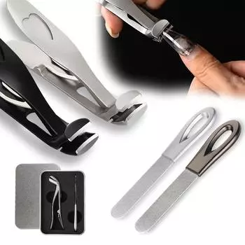 Триммер для ногтей с защитой от брызг, сверхпрочный портативный инструмент для резки ногтей, маникюрный инструмент