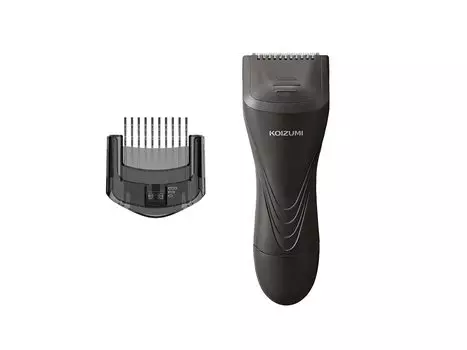 Триммер Koizumi Leg Hair 3 с регулируемой длиной, аккумуляторный, угольный, серый, с уровнями, с управлением, мужской, KMC-0631/H