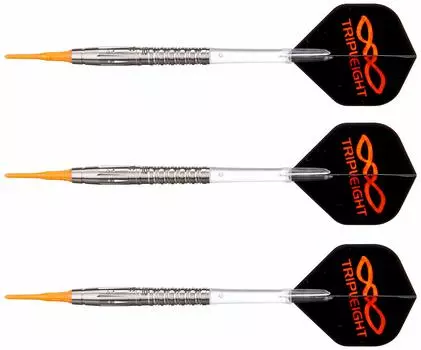 TRIPLEIGHT Effort Light 2BA Soft Tip Dart Akihiko Owaku Total Barrel, Model, Length 48.0mm, 01-98-003